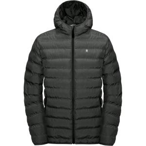 Little Donkey Andy Men’s Warm Waterproof Puffer Jacket Hooded Windproof Winter Coat with Recycled Insulation(Dark Grey Heather)