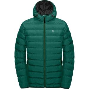 Little Donkey Andy Men’s Warm Waterproof Puffer Jacket Hooded Windproof Winter Coat with Recycled Insulation(Green Heather)