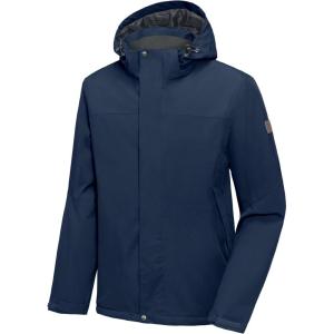 Little Donkey Andy Men’s Waterproof Ski Snowboarding Jacket Windproof Warm Coat with Detachable Hood(Blue(polyester-fill polyster Lining))