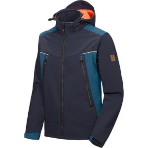 Little Donkey Andy Men’s Waterproof Softshell Jacket with Detachable Sleeves and Hood, Fleece Mountain Ski Snow Rain Coat(Dark Blue.a3)