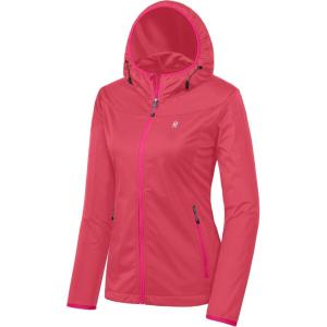 Little Donkey Andy Women’s Lightweight Hooded Softshell Jacket for Running Travel Hiking, Windproof, Water Repellent(Watermelon)