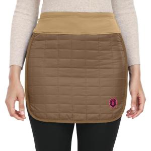 Little Donkey Andy Women’s Lightweight Puffer Sport Skorts Warm Quilted Skirt Outdoors Hiking Running(A Dark Khaki)