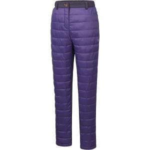 Little Donkey Andy Women’s Lightweight Puffy Pants Warm Fleece Lined Insulated Puffer Quilted Pants for Hiking Snow Ski(Dark Purple)