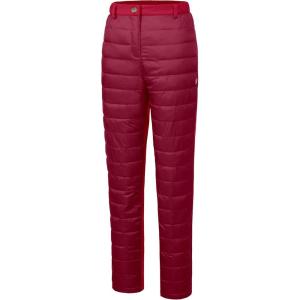 Little Donkey Andy Women’s Lightweight Puffy Pants Warm Fleece Lined Insulated Puffer Quilted Pants for Hiking Snow Ski(Dark Red)