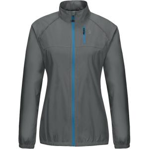 Little Donkey Andy Women’s Lightweight Rain Cycling Stretch Jacket with Hood, Windproof and Waterproof, Ultralight Packable(B3.upgrade-gray)