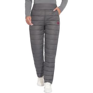 Little Donkey Andy Women’s Puffer Pants Lightweight Warm Puffy Quilted Pants Winter Snow Ski Trousers(Grey)