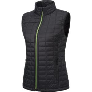 Little Donkey Andy Women’s Puffer Vest, Lightweight Warm Sleeveless Jacket for Hiking Travel Golf(Black/Black)