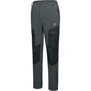 Little Donkey Andy Women’s Ski Softshell Pants, Winter Windproof Snow Pants(B.dark Gray)