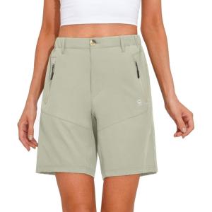 Little Donkey Andy Women’s Stretch Quick Dry Shorts for Hiking, Camping, Travel(A1 Khaki)