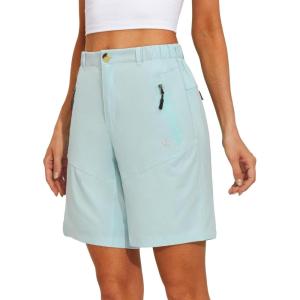 Little Donkey Andy Women’s Stretch Quick Dry Shorts for Hiking, Camping, Travel(Blue)