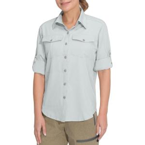 Little Donkey Andy Women’s Stretch Quick Dry UPF50+ Long Sleeve Shirt for Hiking, Travel, Camping(Upgraded Glacier Gray)