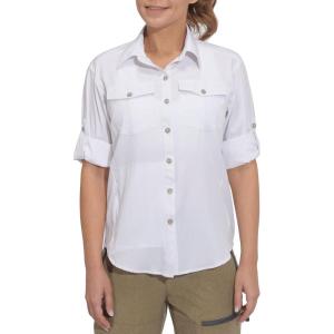 Little Donkey Andy Women’s Stretch Quick Dry UPF50+ Long Sleeve Shirt for Hiking, Travel, Camping(Upgraded White)