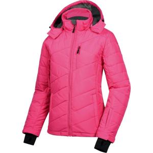 Little Donkey Andy Women’s Warm Ski Jacket Water Resistant Insulated Snowboarding Jacket Windproof Winter Snow Coat(Rose)