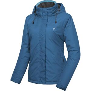 Little Donkey Andy Women’s Waterproof Ski Snowboarding Jacket Windproof Warm Coat with Detachable Hood(A2.mosaic Blue)