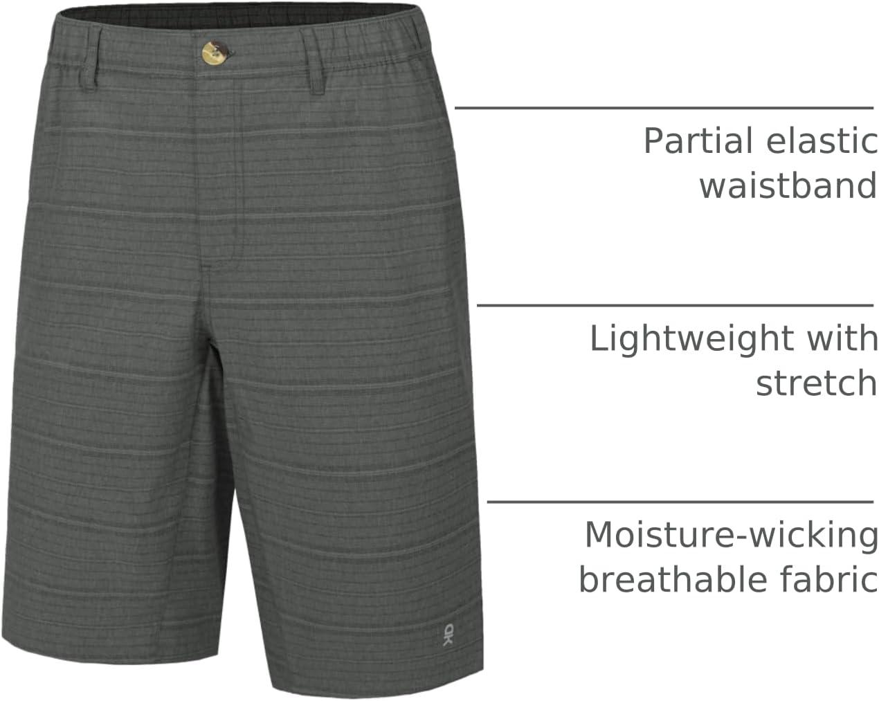 imageLittle Donkey Andy Mens 12 Inch Bermuda Shorts UPF 50 Stretch Golf Shorts for CasualBlack