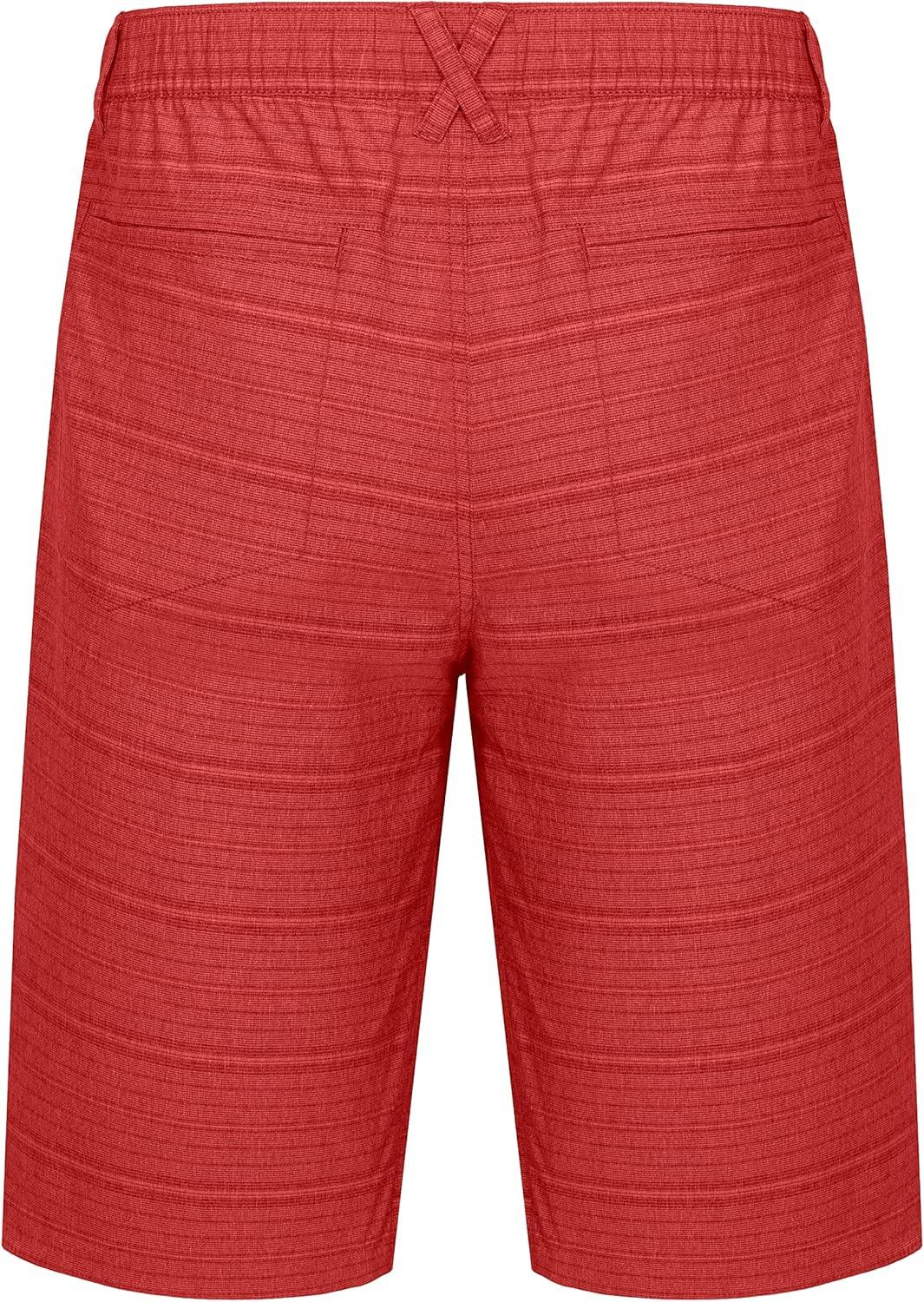 imageLittle Donkey Andy Mens 12 Inch Bermuda Shorts UPF 50 Stretch Golf Shorts for CasualMolten Lava