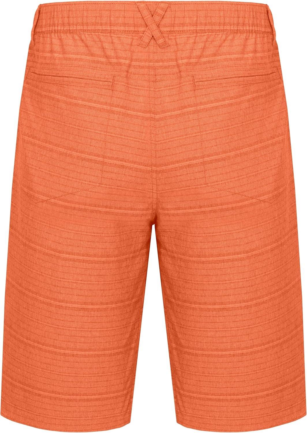 imageLittle Donkey Andy Mens 12 Inch Bermuda Shorts UPF 50 Stretch Golf Shorts for CasualOrange Peel