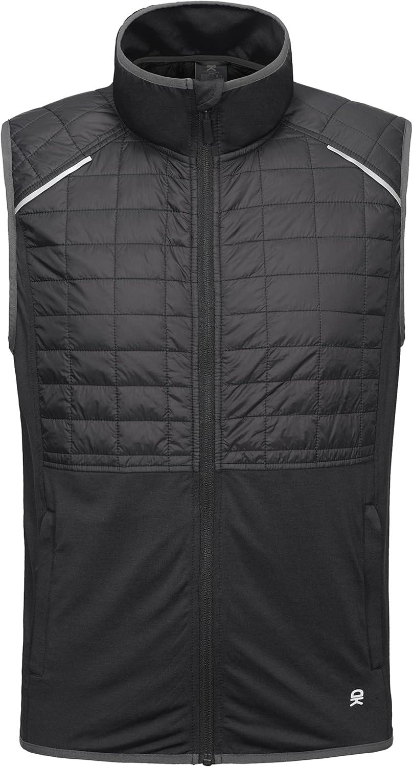 imageLittle Donkey Andy Mens Lightweight Golf Vest Warm Outdoor Sleeveless Jacket for Hiking Travel Running Casual1 Black