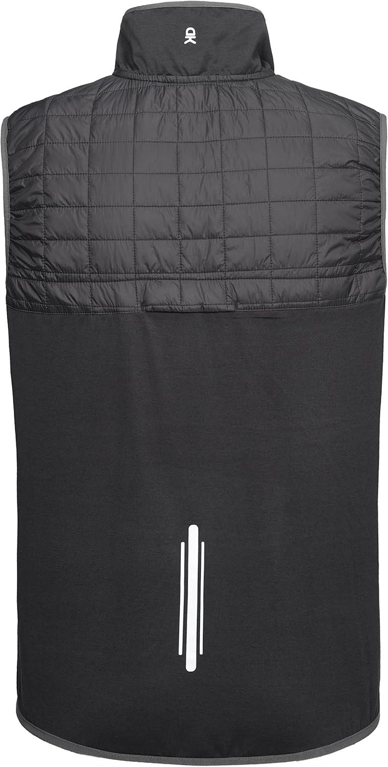 imageLittle Donkey Andy Mens Lightweight Golf Vest Warm Outdoor Sleeveless Jacket for Hiking Travel Running Casual1 Black