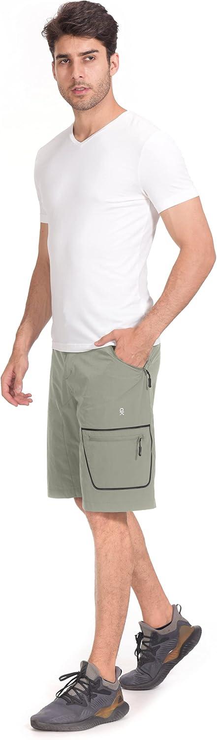 imageLittle Donkey Andy Mens Lightweight Quick Dry Hiking Shorts Breathable Outdoor Cargo Shorts for Fishing Travel Casual04 Light Khaki