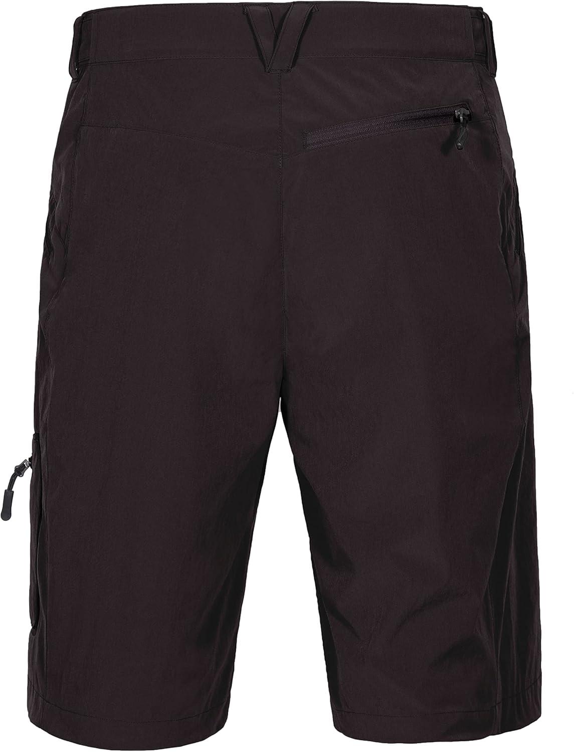 imageLittle Donkey Andy Mens Lightweight Quick Dry Hiking Shorts Breathable Outdoor Cargo Shorts for Fishing Travel Casual09 Deep Brown