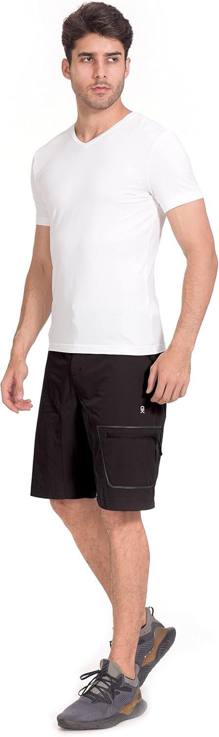 imageLittle Donkey Andy Mens Lightweight Quick Dry Hiking Shorts Breathable Outdoor Cargo Shorts for Fishing Travel Casual09 Deep Brown