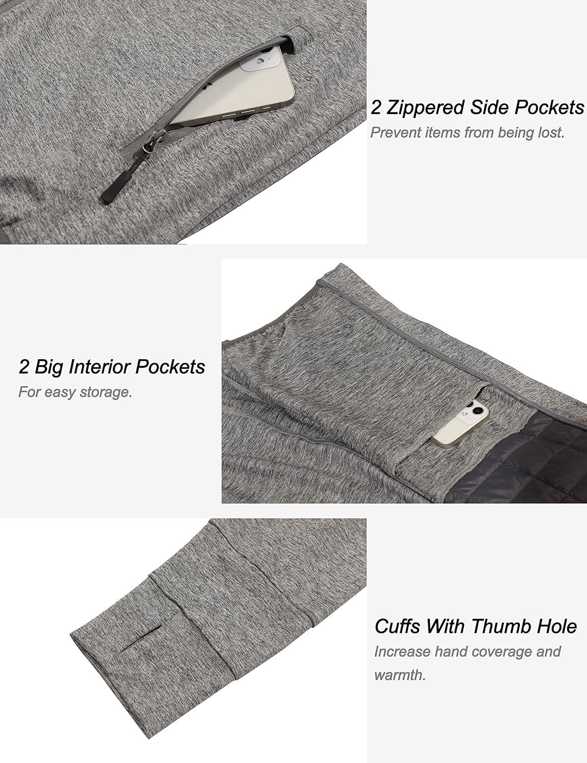 imageLittle Donkey Andy Mens Lightweight Running Jackets Full Zip Hooded Sports Jacket for Winter Hiking Golf CasualA2 Gray