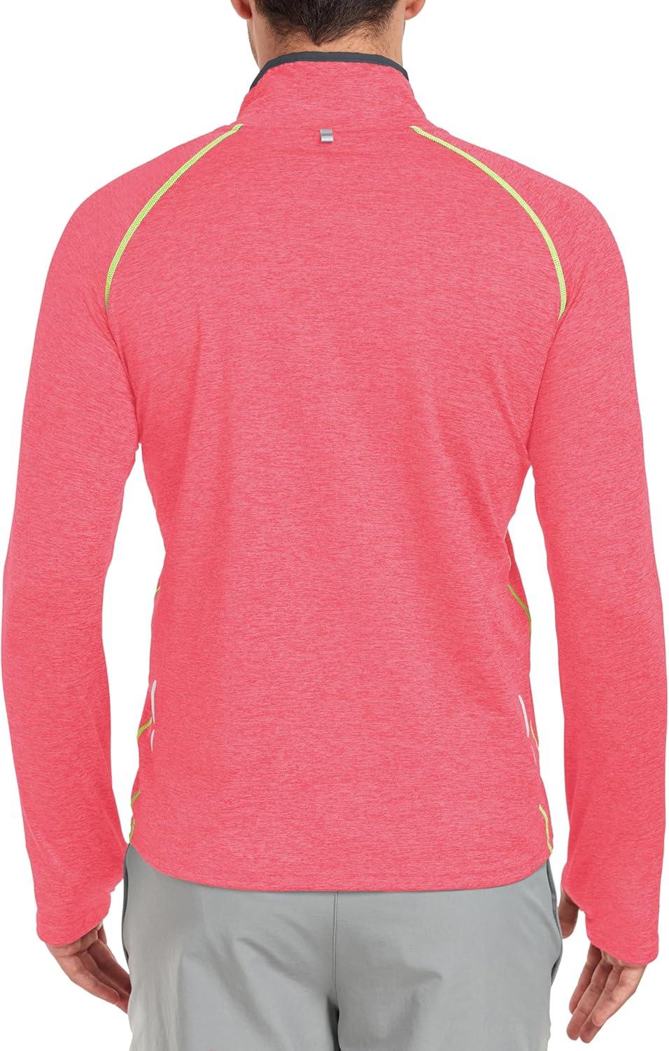 imageLittle Donkey Andy Mens Long Sleeve Quick Dry Lightweight Running Exercise Sports TShirt TopAnectarine
