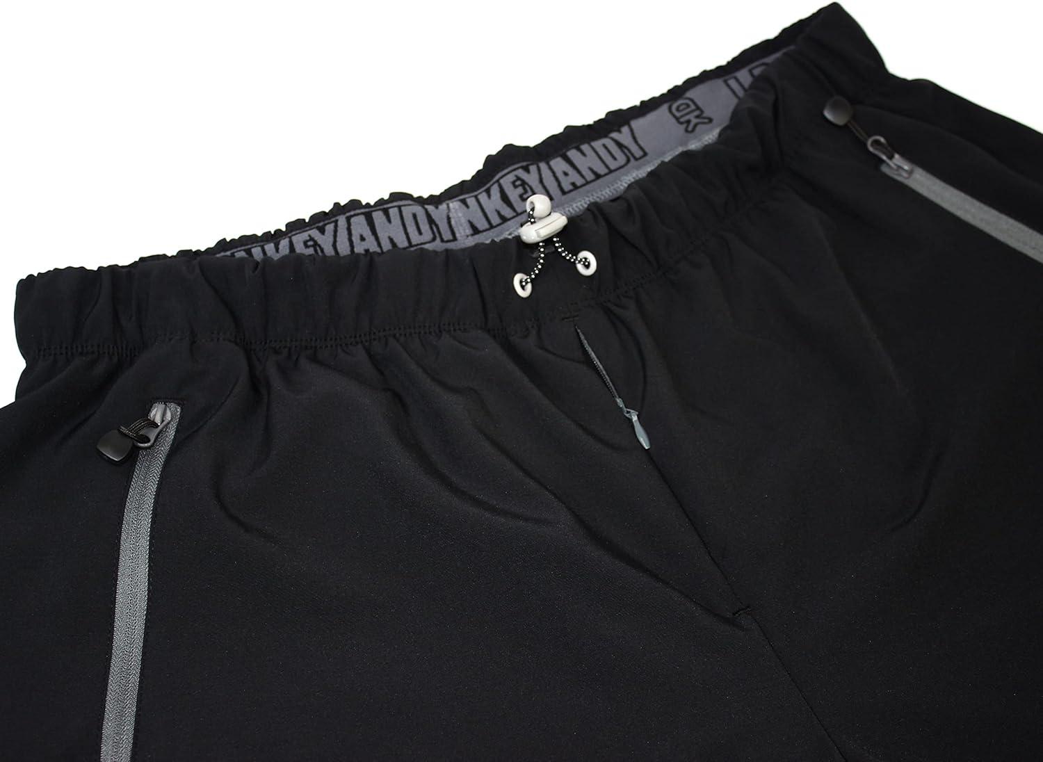 imageLittle Donkey Andy Mens Quick Dry 34 Pants Lightweight Capri Shorts Hiking Fishing Travel Casual3 Black