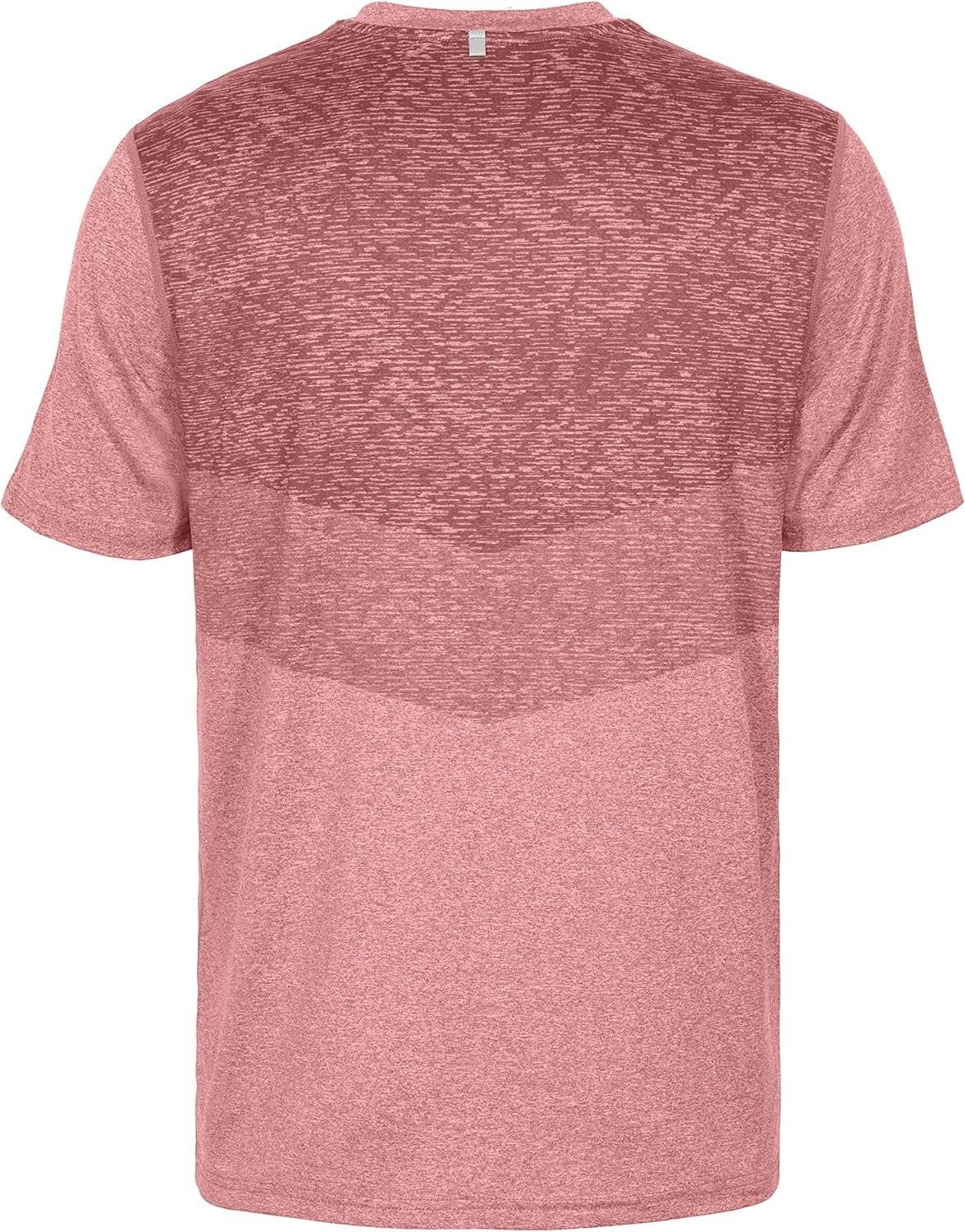 imageLittle Donkey Andy Mens Quick Dry Sweat Wicking Stretch Short Sleeve TShirt UV Protection Workout Running Hiking TeeBrick Dust Heather