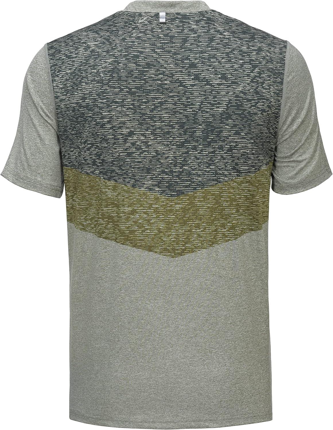 imageLittle Donkey Andy Mens Quick Dry Sweat Wicking Stretch Short Sleeve TShirt UV Protection Workout Running Hiking TeeDark Green Heather
