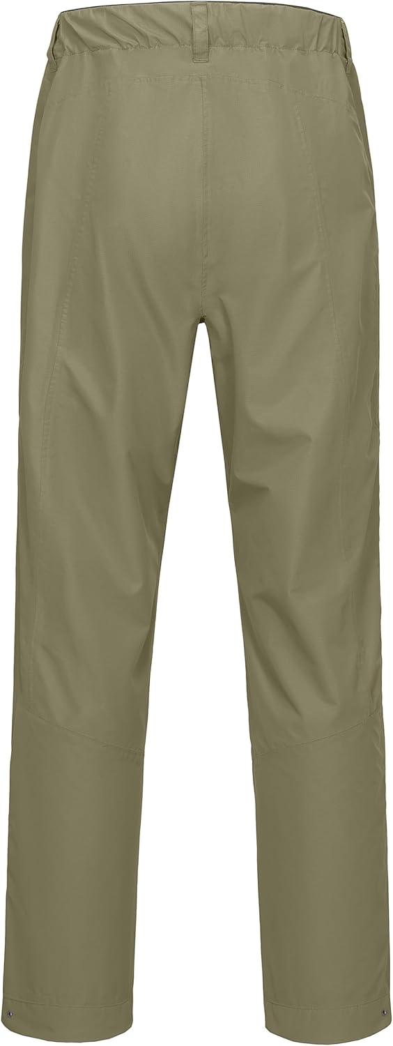 imageLittle Donkey Andy Mens Rain Pants Waterproof Lightweight Overpants Windproof Outdoor Pants for Hiking Golf FishingA1 Agave Green