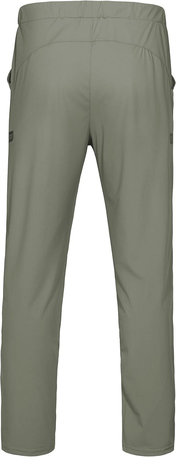 imageLittle Donkey Andy Mens UltraStretch Lightweight Quick Dry Athletic Pants Drawstring Travel Exercise Running JoggingA3 Sage