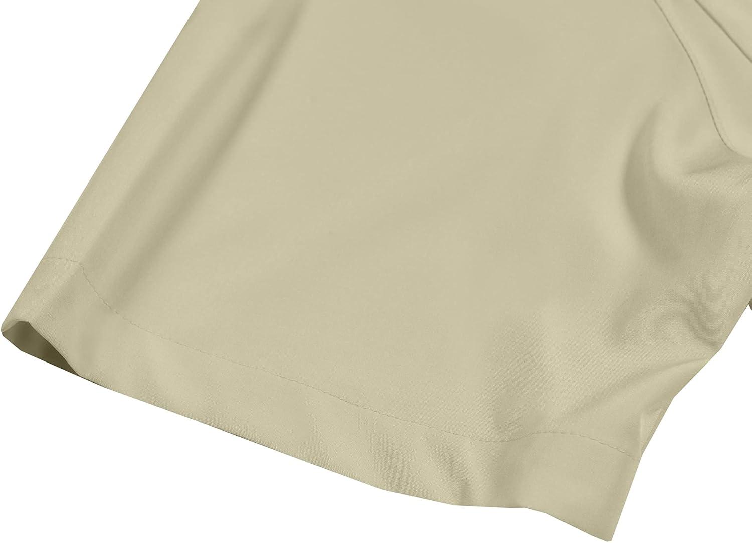 imageLittle Donkey Andy Mens Upgraded Lightweight Short Sleeve Shirt Quick Dry Shirt for Hiking Travel UPF50 Khaki M