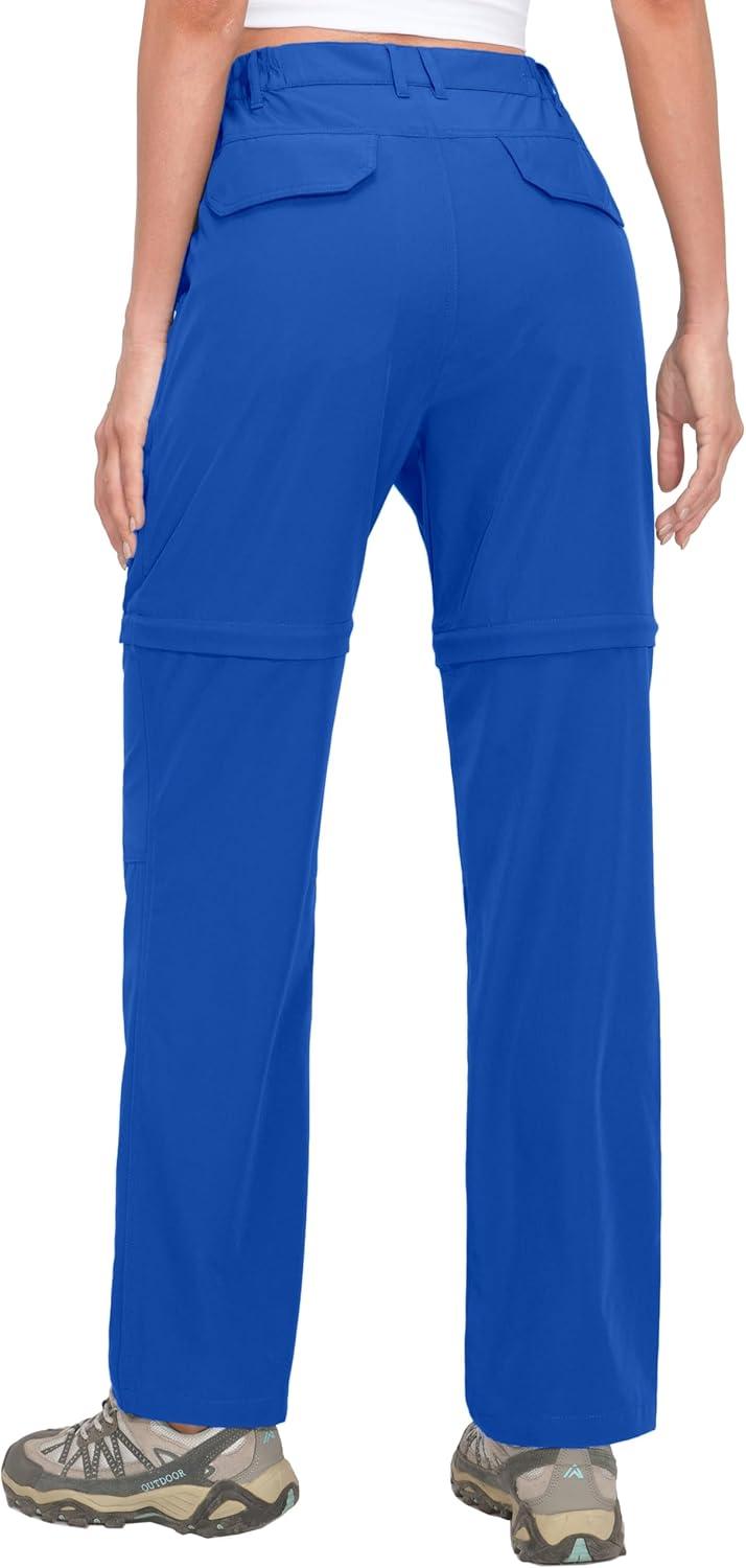 imageLittle Donkey Andy Womens Convertible Hiking Pants Quick Dry Zip Off Shorts Lightweight Fishing Travel TrousersZroyal Blue