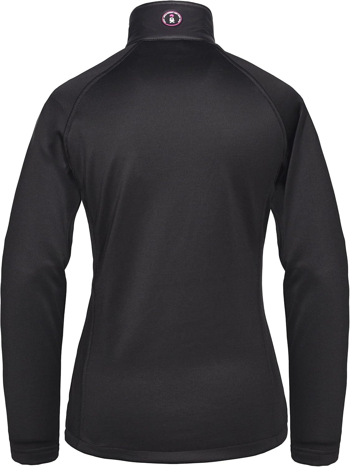 imageLittle Donkey Andy Womens Insulated Hiking Jacket Thermal Running Hybrid Jacket Lightweight Breathable and WarmUpgrade Black