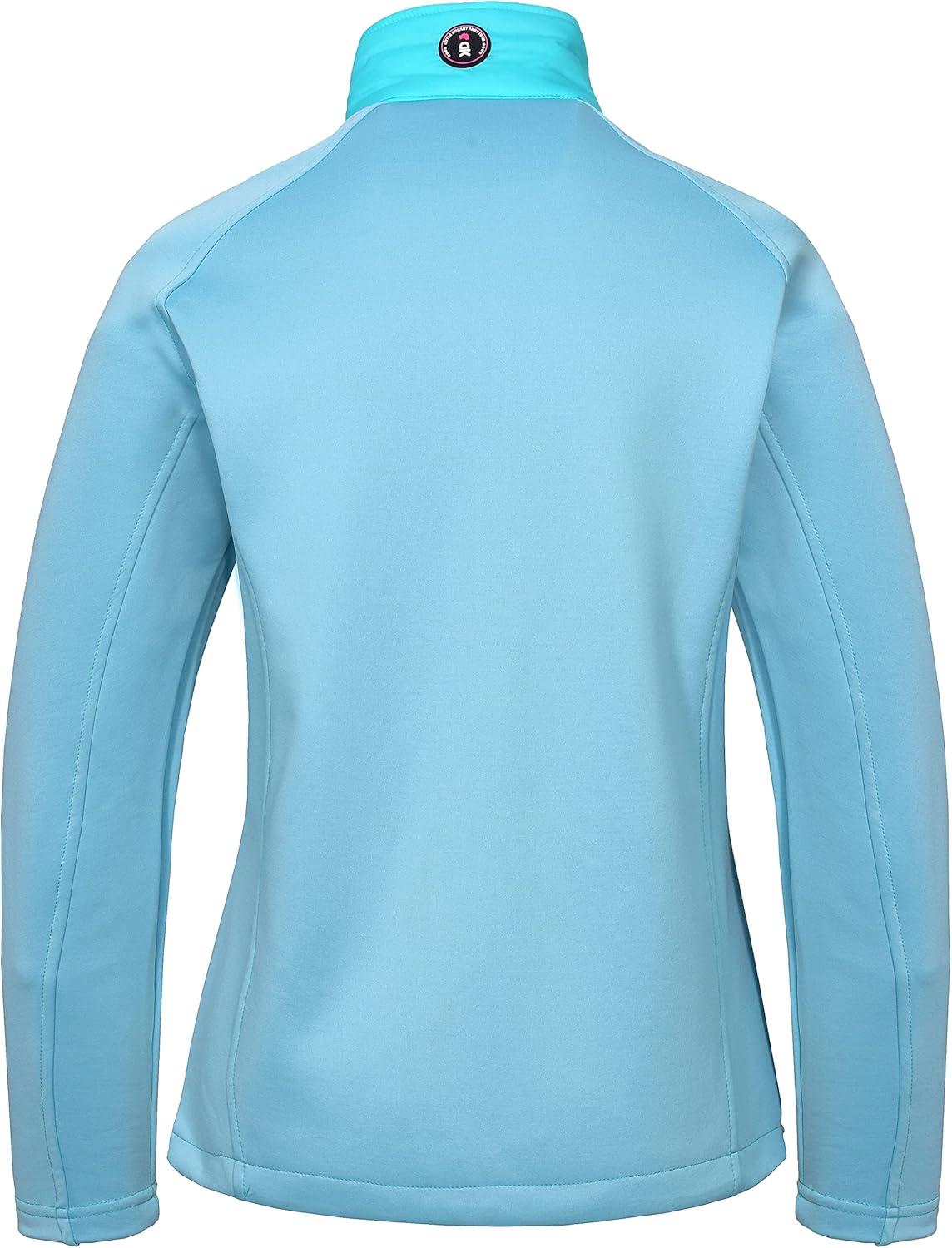 imageLittle Donkey Andy Womens Insulated Hiking Jacket Thermal Running Hybrid Jacket Lightweight Breathable and WarmUpgrade Blue Radiance