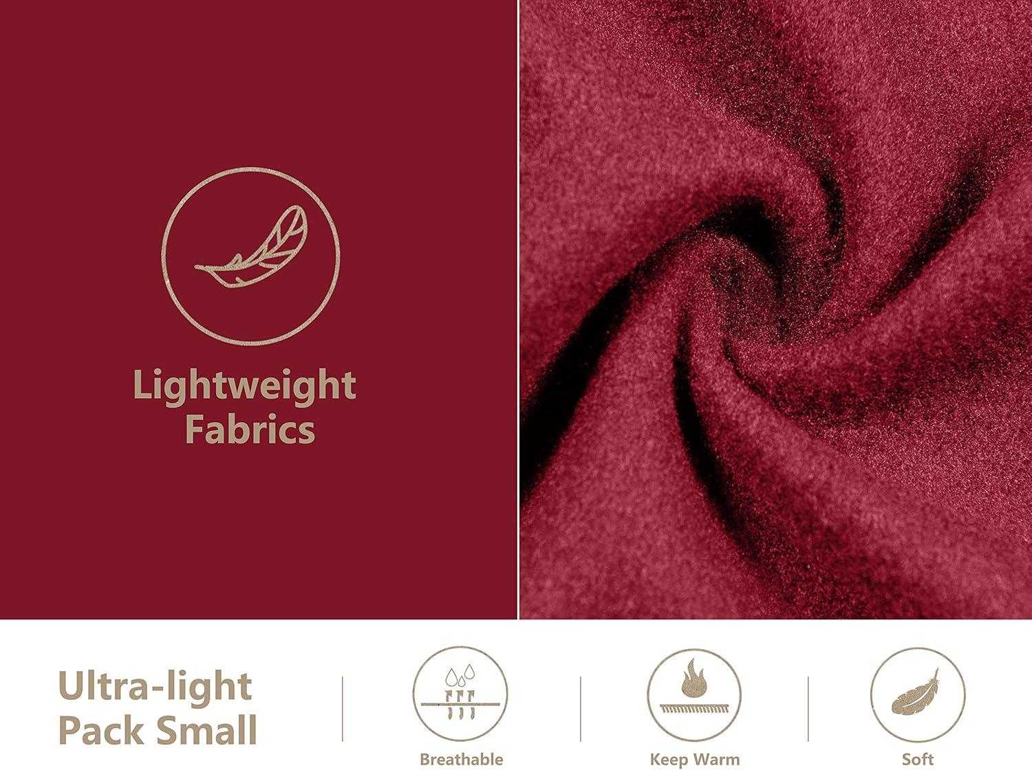 imageLittle Donkey Andy Womens Insulated Hiking Jacket Thermal Running Hybrid Jacket Lightweight Breathable and WarmUpgrade Dark Red