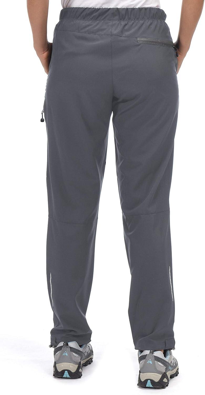 imageLittle Donkey Andy Womens Lightweight Quick Dry Cargo Hiking Pants UPF 50 Stretch Travel Casual TrousersA02 Gray