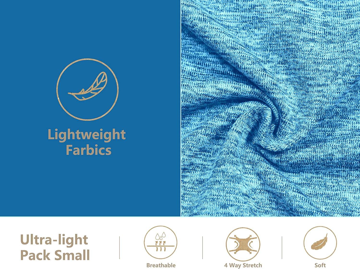 imageLittle Donkey Andy Womens Lightweight Thermal Running Jacket Hybrid Quilted Full Zip Golf Jacket with Hood5 Vivid Blue