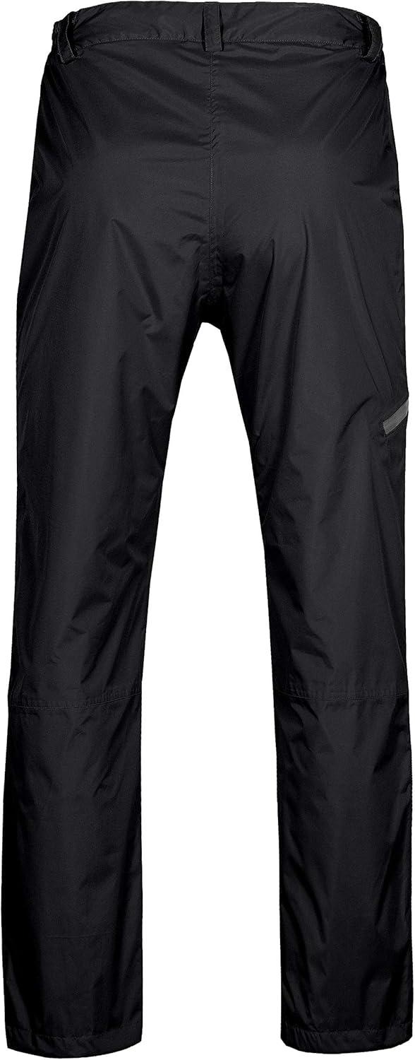 imageLittle Donkey Andy Womens Lightweight Waterproof Rain Pants Breathable Hiking Pants for Outdoor FishingA01 Black