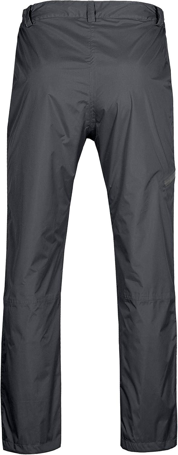 imageLittle Donkey Andy Womens Lightweight Waterproof Rain Pants Breathable Hiking Pants for Outdoor FishingA02 Gray