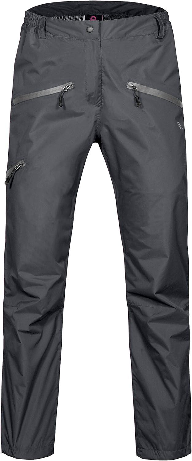imageLittle Donkey Andy Womens Lightweight Waterproof Rain Pants Breathable Hiking Pants for Outdoor FishingA02 Gray