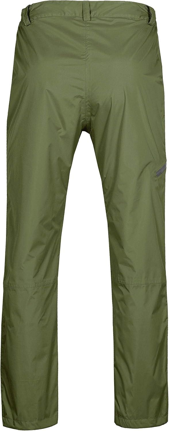 imageLittle Donkey Andy Womens Lightweight Waterproof Rain Pants Breathable Hiking Pants for Outdoor FishingA05 Olive