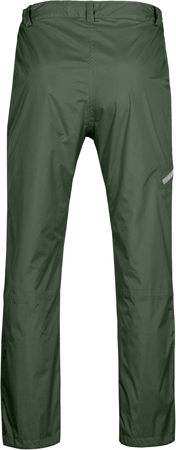 imageLittle Donkey Andy Womens Lightweight Waterproof Rain Pants Breathable Hiking Pants for Outdoor FishingA06 Military Olive