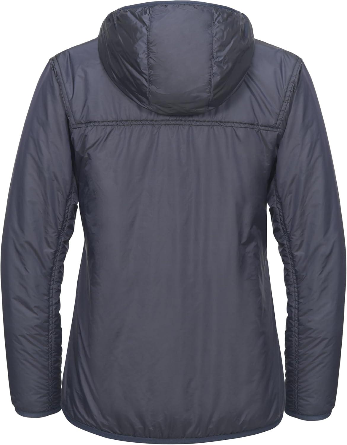 imageLittle Donkey Andy Womens Packable Lightweight Running Jacket Water Resistant Hooded Windbreaker for Hiking Cycling CampingB Insulation Navy Blue