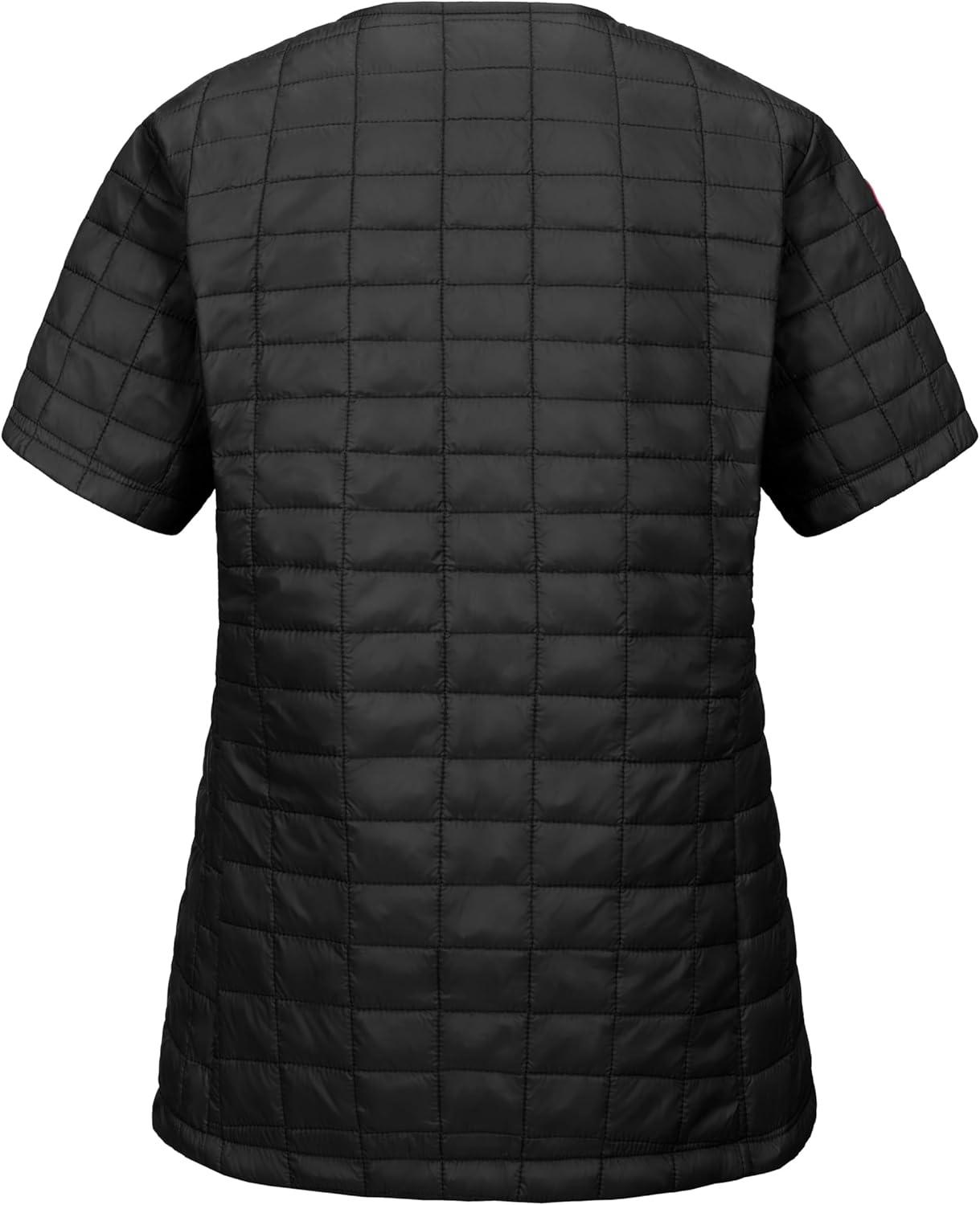 imageLittle Donkey Andy Womens Puffer Vest Cap Sleeve Quilted Lightweight Down Jacket for Hiking TravelBlack