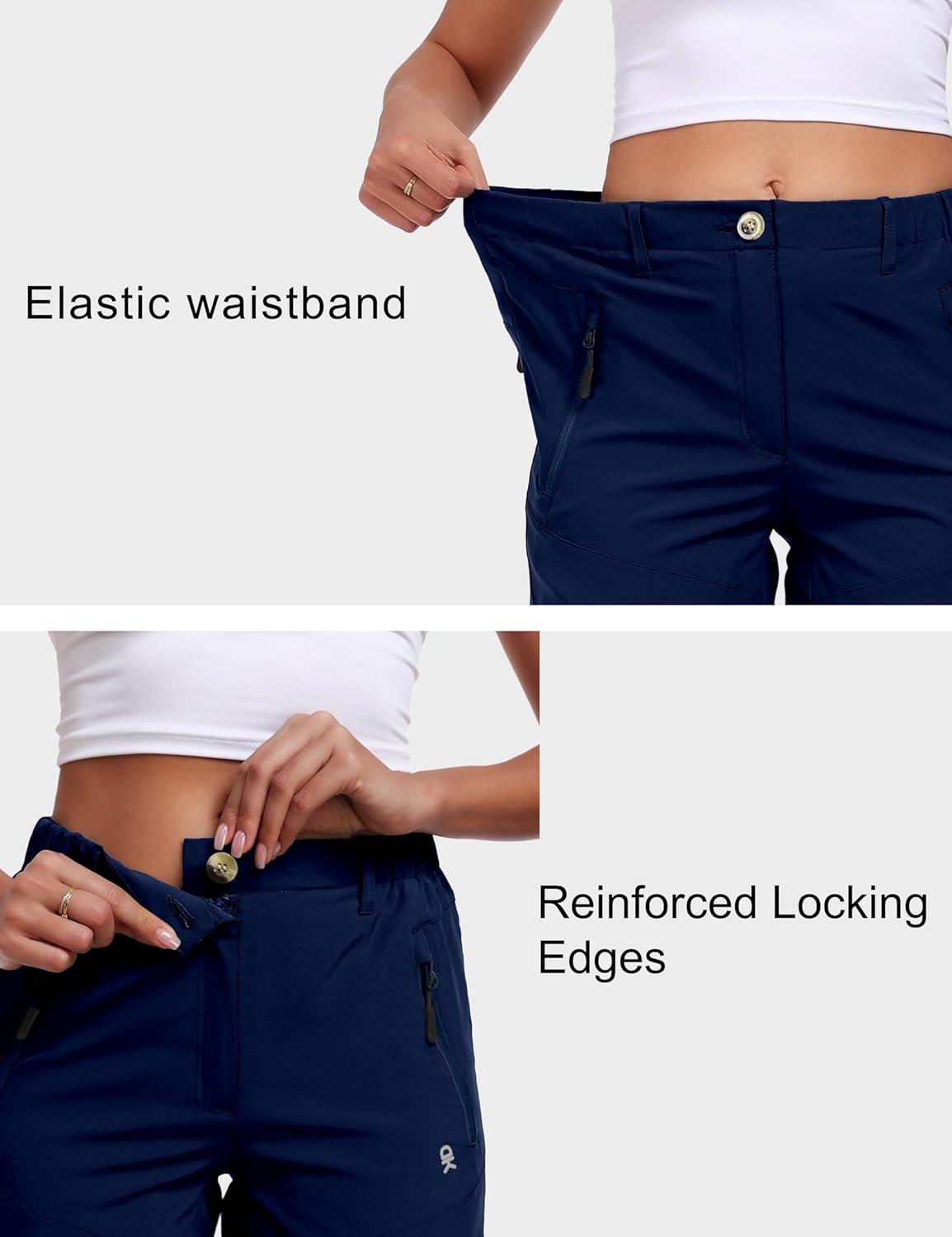 imageLittle Donkey Andy Womens Quick Dry Lightweight Stretch Shorts Outdoor Short Active Hiking GolfC Navy Blue