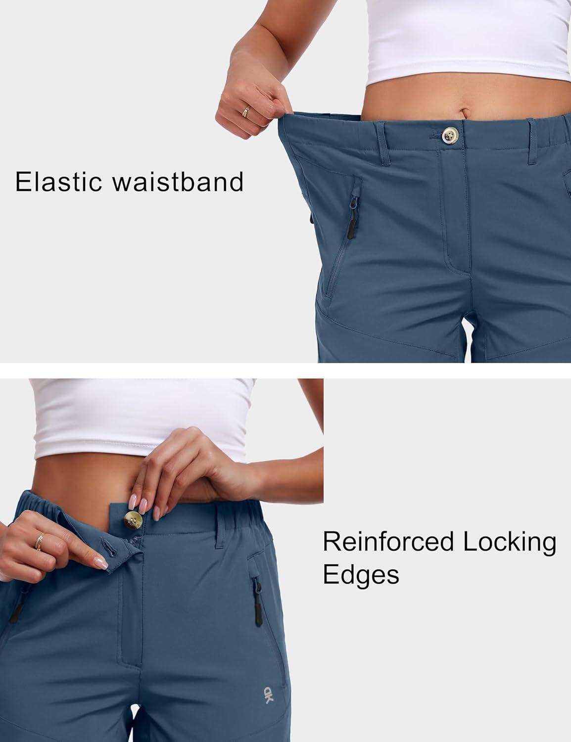 imageLittle Donkey Andy Womens Quick Dry Lightweight Stretch Shorts Outdoor Short Active Hiking GolfC Slate