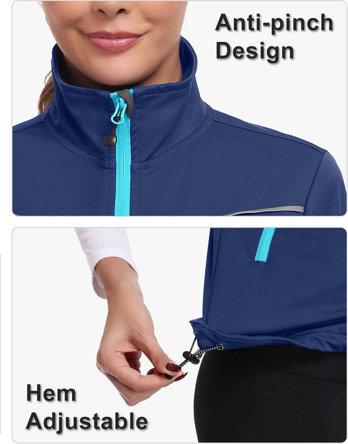 imageLittle Donkey Andy Womens Short Sleeve Jacket Windproof Lightweight Vest for Golf Hiking RunningBlue